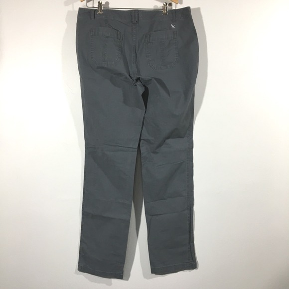 Eddie Bauer Women's Gray Straight Leg Pants Size 14 Tall‎ Cotton Spandex - Picture 6 of 8